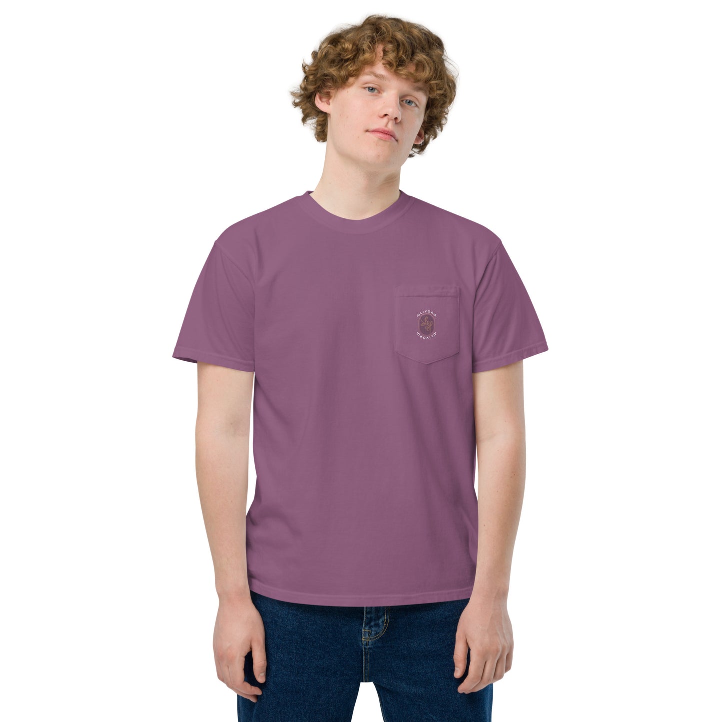 Siren Serenade: Olive Oil Enchantment - pocket t-shirt