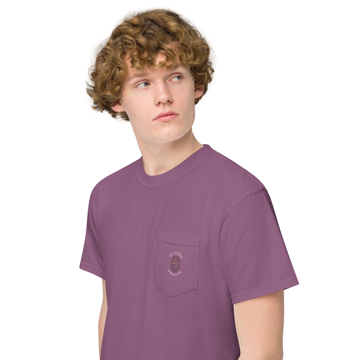 Siren Serenade: Olive Oil Enchantment - pocket t-shirt