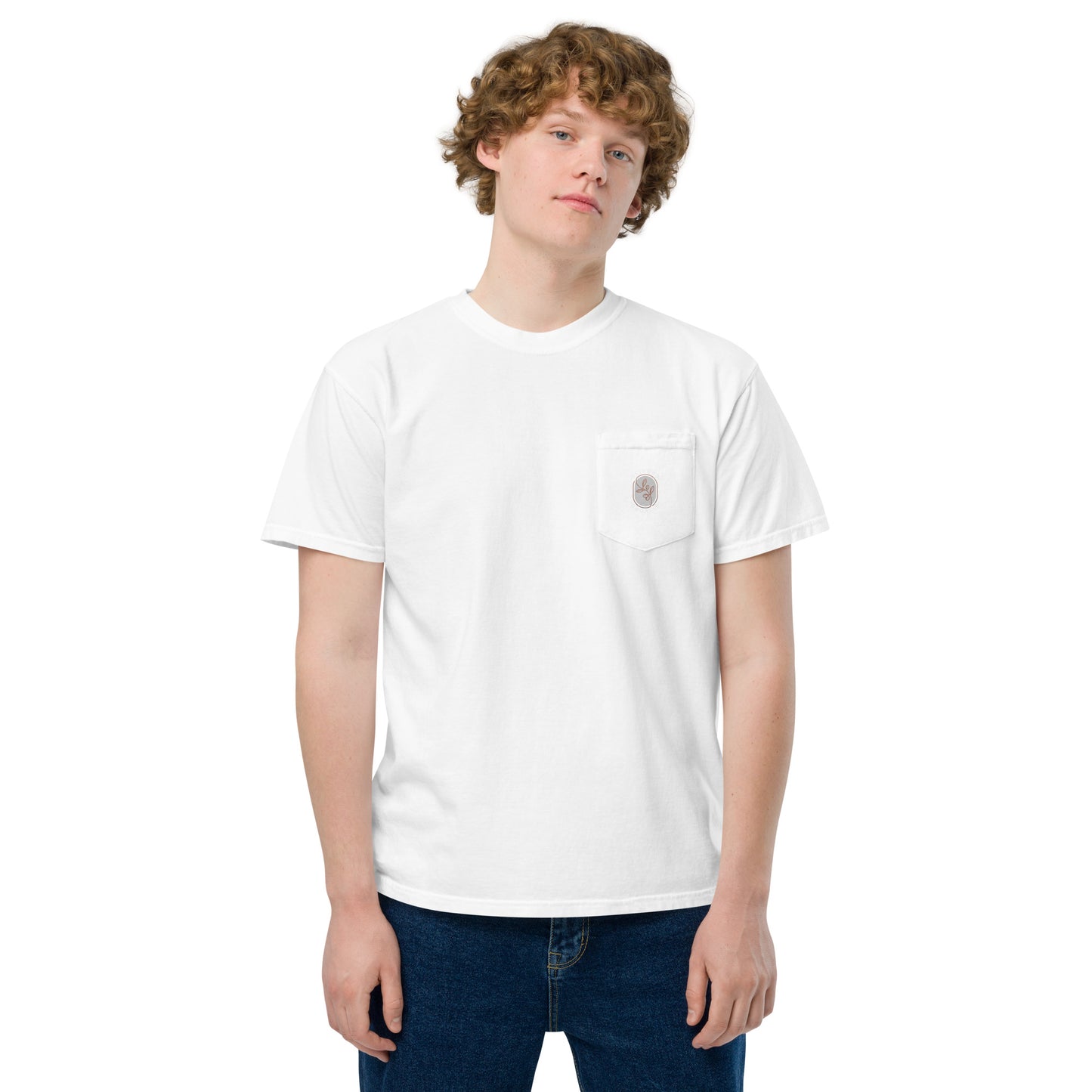 Siren Serenade: Olive Oil Enchantment - pocket t-shirt