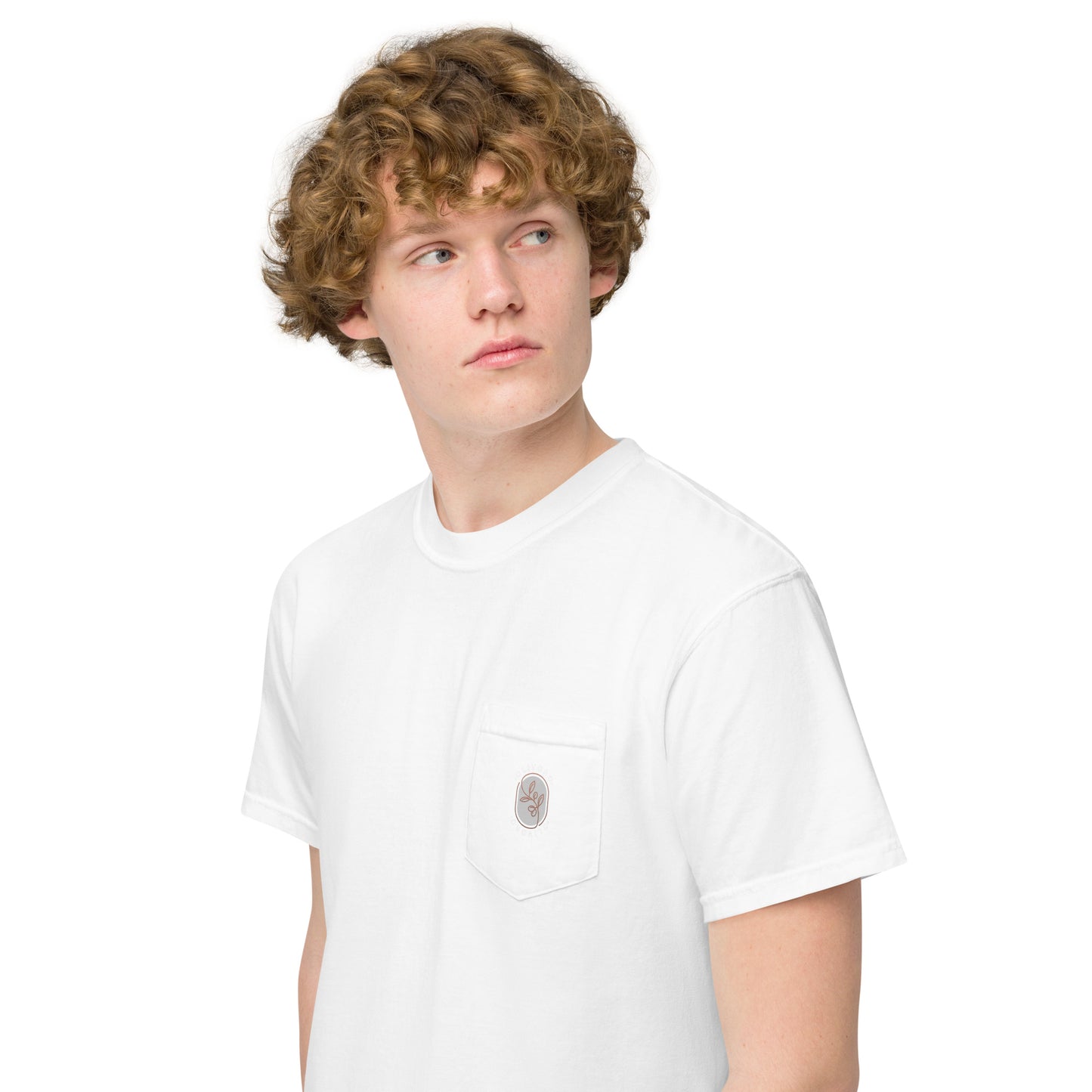 Siren Serenade: Olive Oil Enchantment - pocket t-shirt