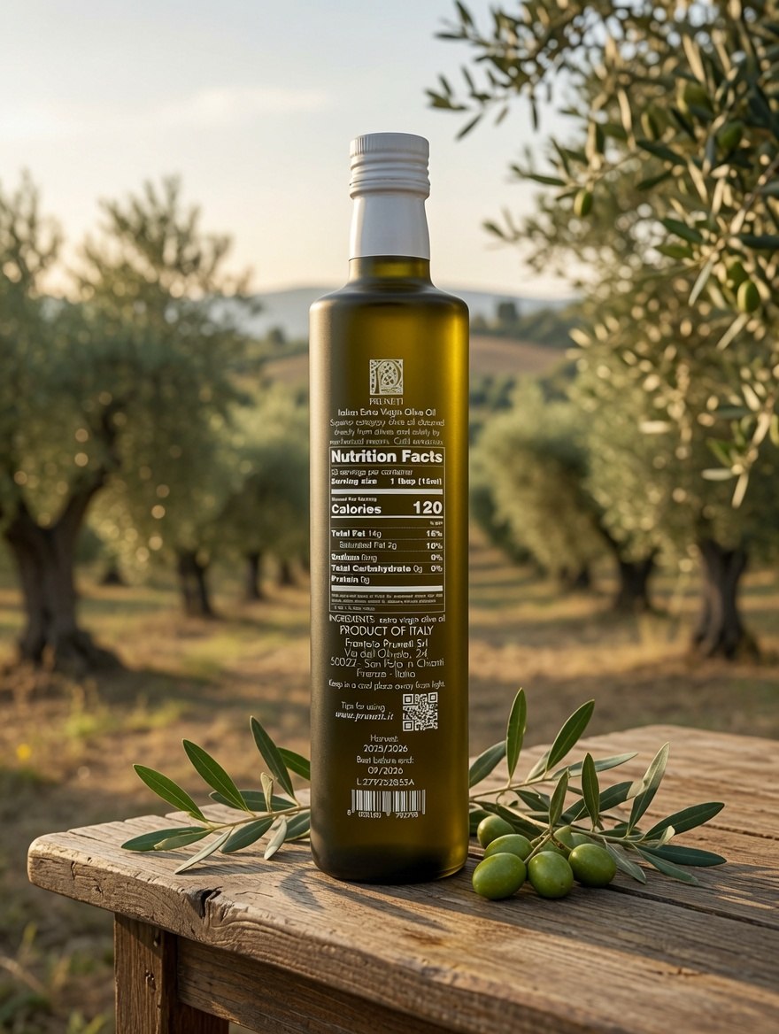 Pruneti NUOVO Extra Virgin Olive Oil 500ml — Frantoio cultivar, Tuscany
